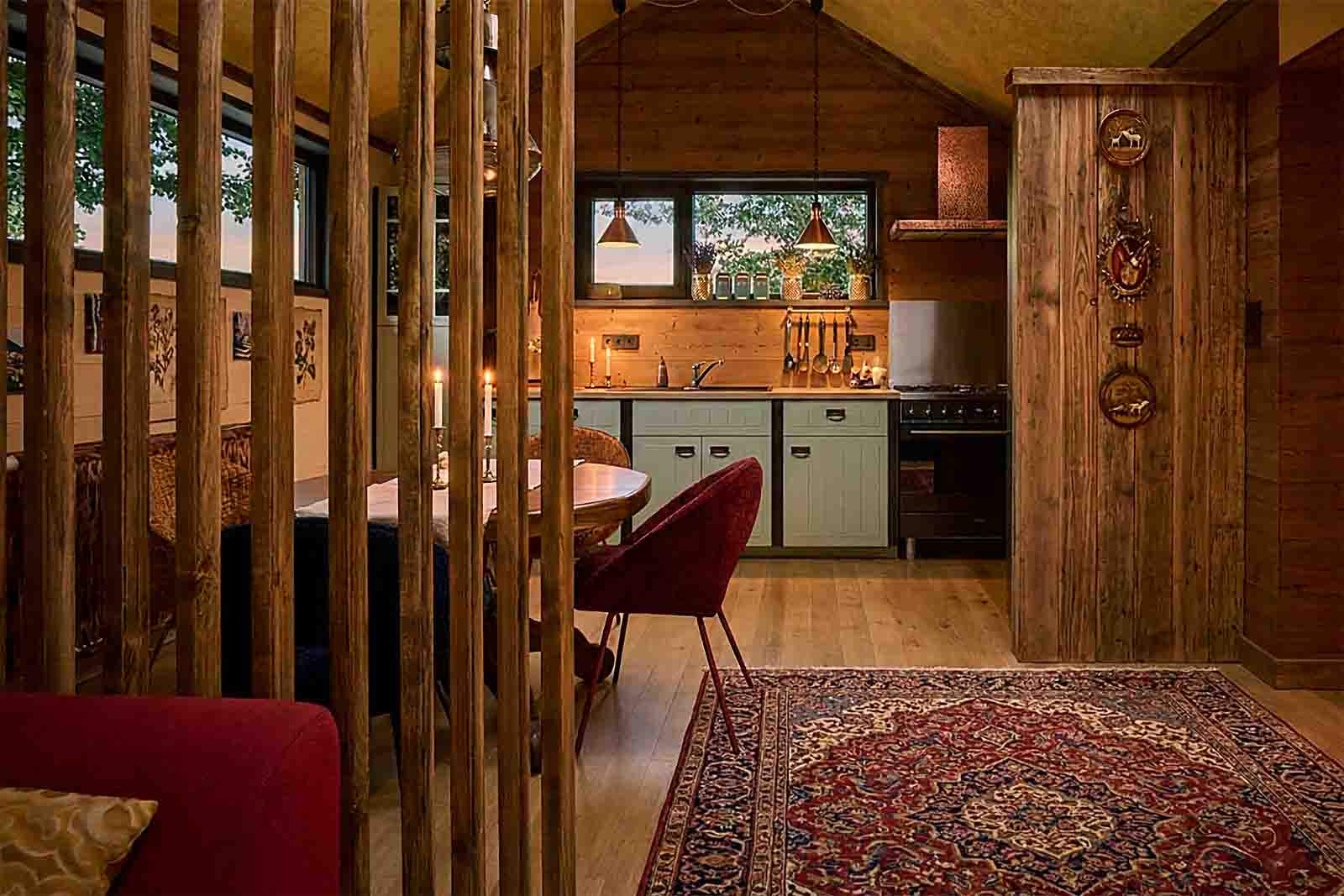 Luxe keuken in de Lodge