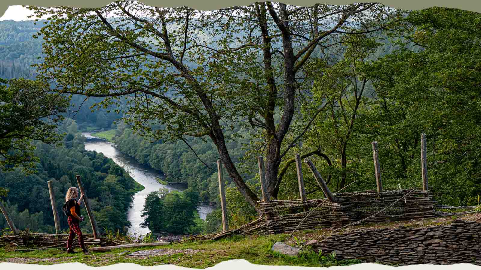 Wandelen in natuurpark Deux Ourthes omgeving Houffalize